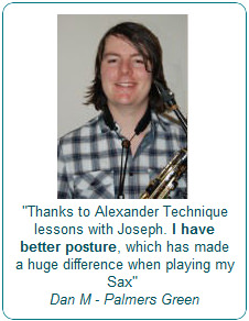 Thanks to Alexander Technique lessons with Joseph. I have better posture